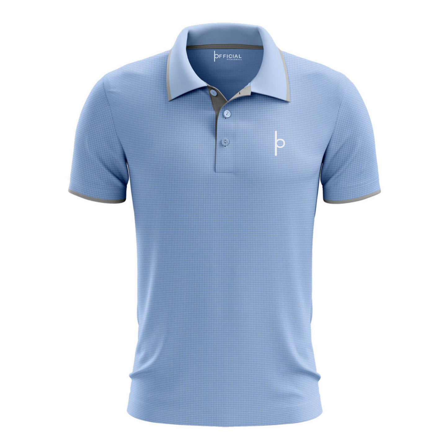 OFFICIAL Pickleball Performance Polo Shirt - Men's Blue