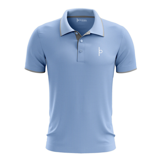 OFFICIAL Pickleball Performance Polo Shirt - Men's Blue