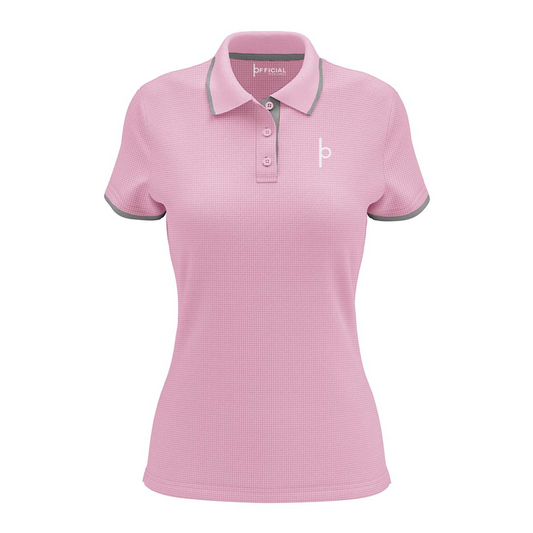 OFFICIAL Pickleball Performance Polo - Women's Pink