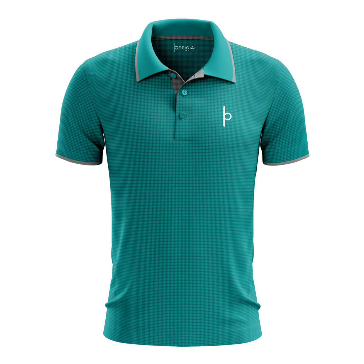 OFFICIAL Pickleball Performance Polo Shirt - Men's Teal