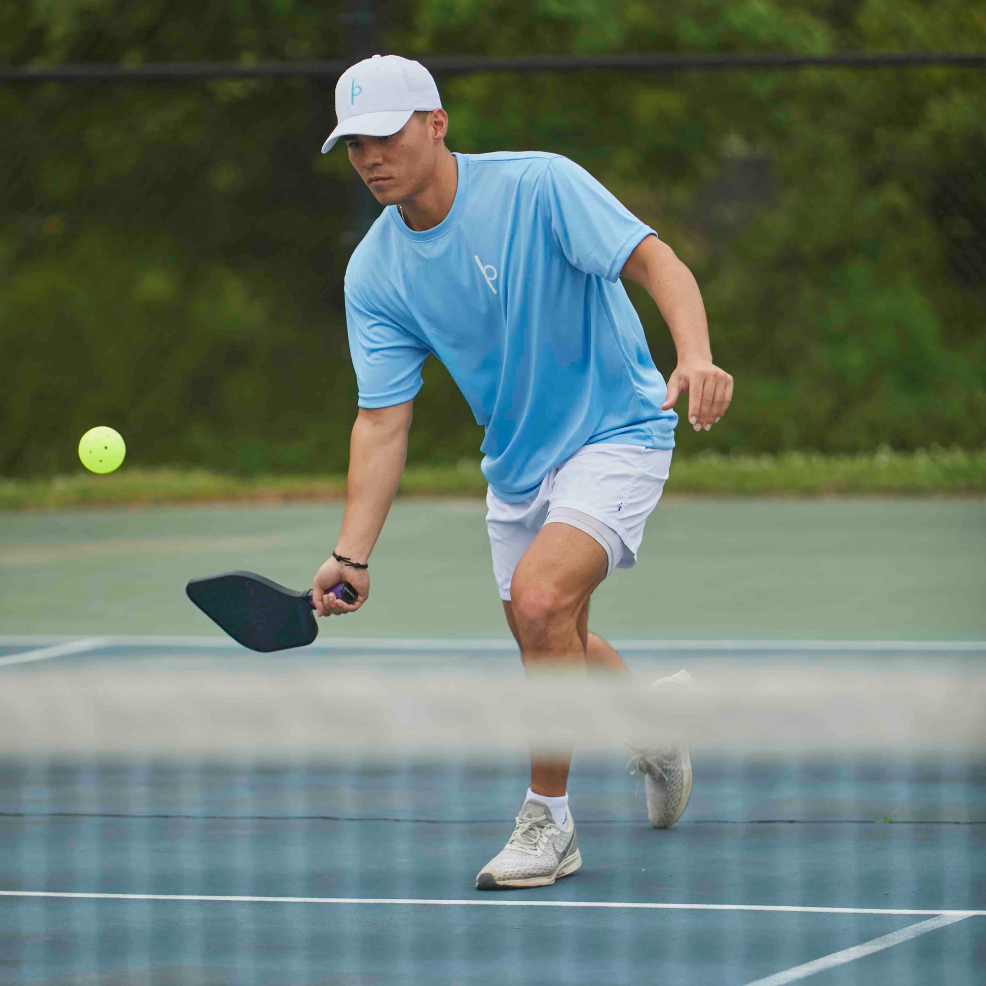 Men's Blue Performance Dri Fit Official Pickleball T-Shirt