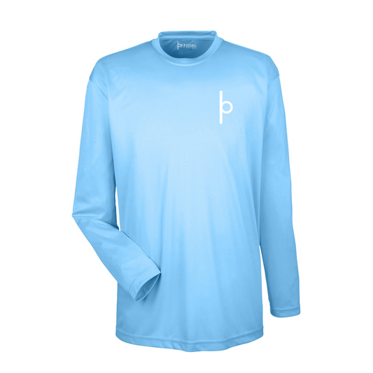 OFFICIAL Pickleball Cool & Dry Performance Long Sleeve T-Shirt - Men's Blue