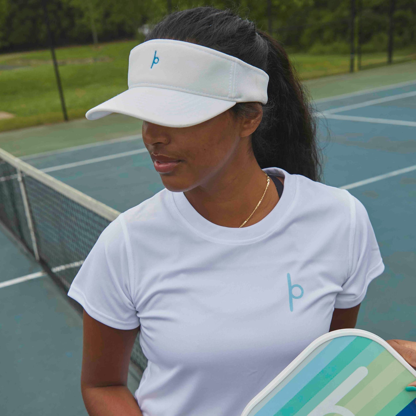 Official Pickleball Performance Visor - white