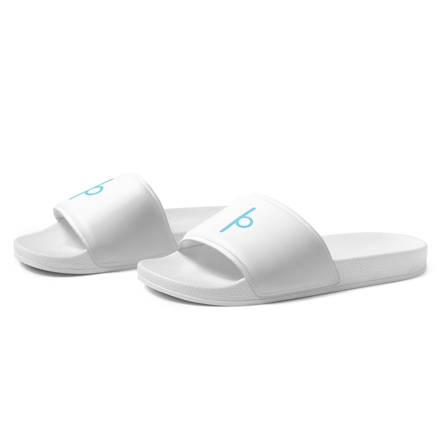 Men's Official Pickleball white comfort slides